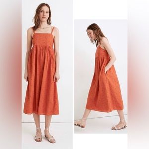 Eyelet Summertime Cami Midi Dress Medium